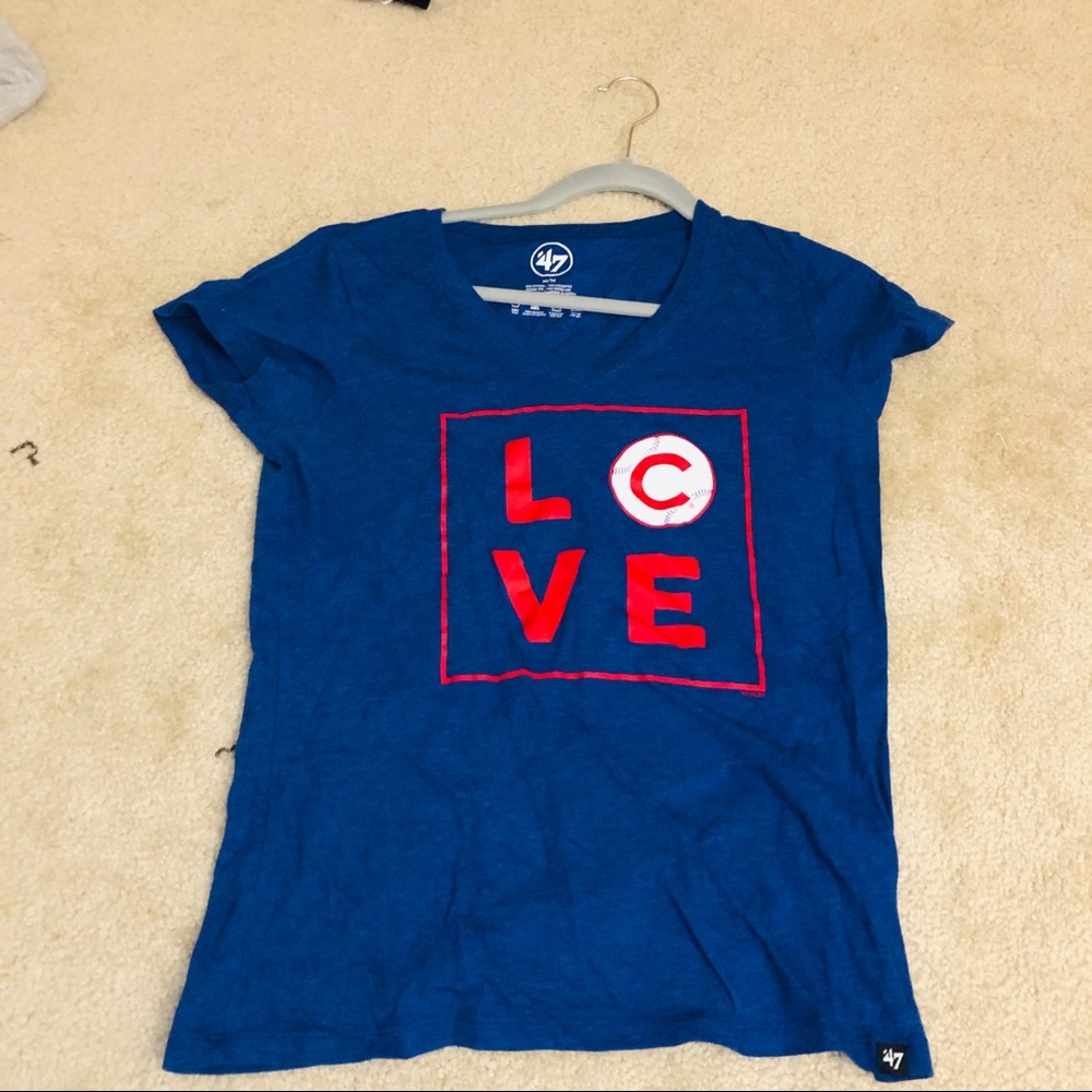 BLUE CHICAGO CUBS T-SHIRT